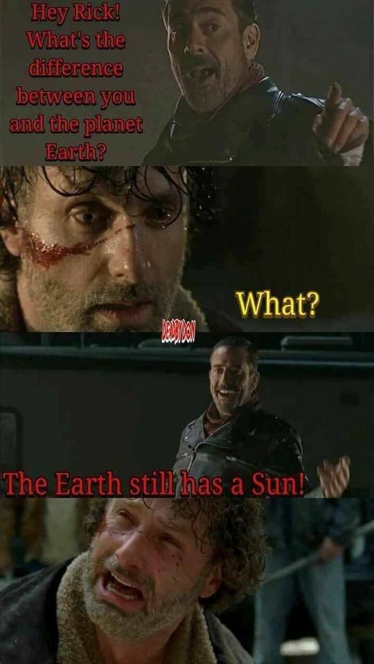 The Walking Dead 25 Rick Vs Negan Memes That Show Who The Real Leader Is The Walking Dead 25 Rick Vs Negan Memes That Show Who The Real Leader Is
